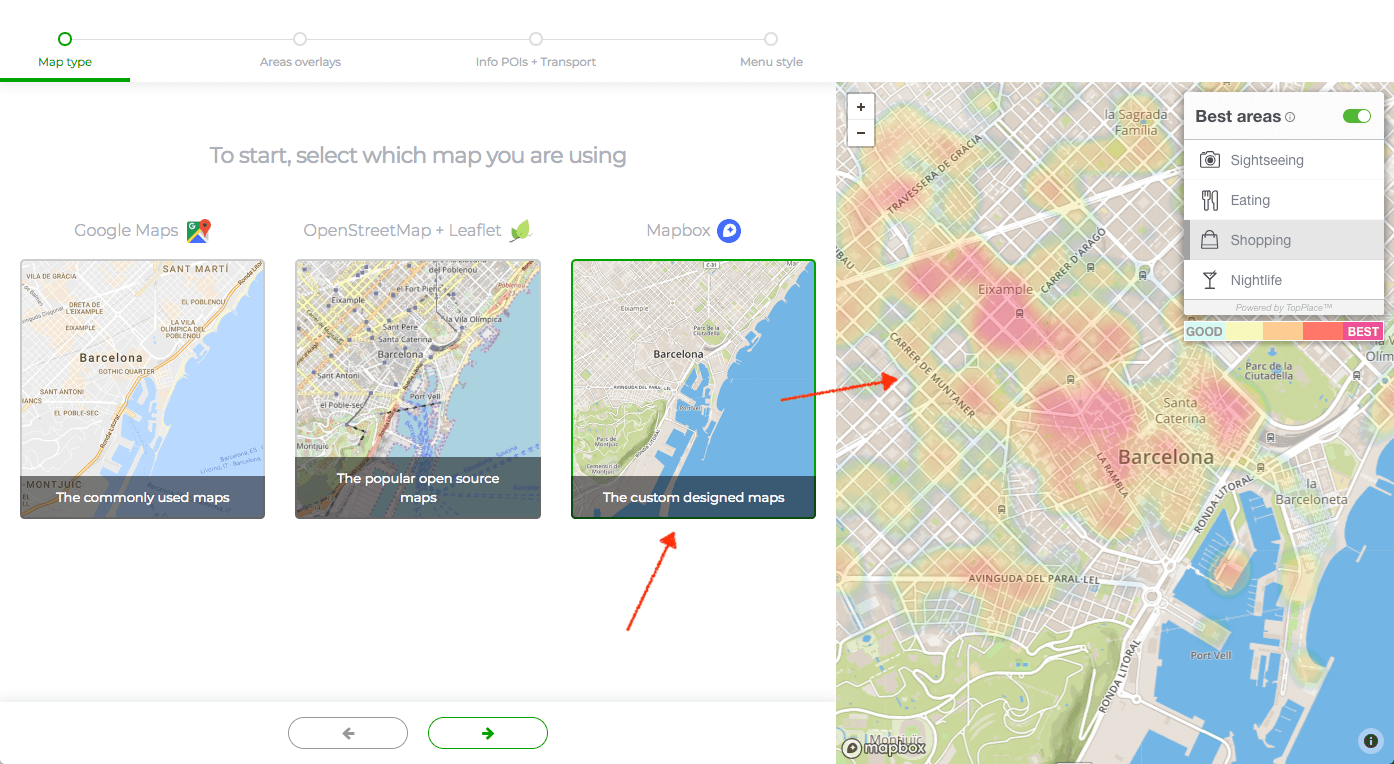 AVUXI TopPlace Mapbox Basemaps