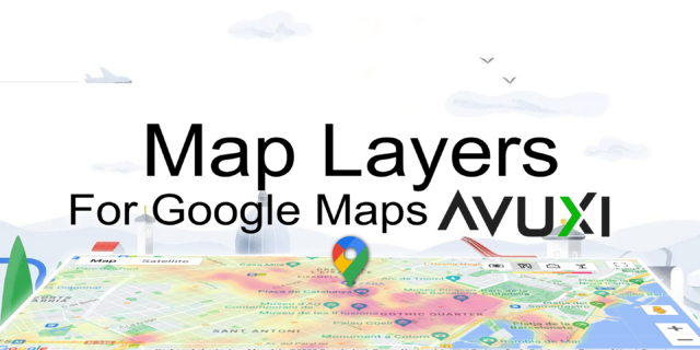 Map Layers for Google Maps from AVUXI