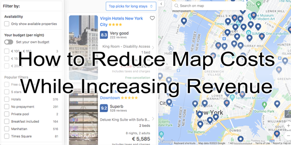 How to reduce map costs while increasing revenue