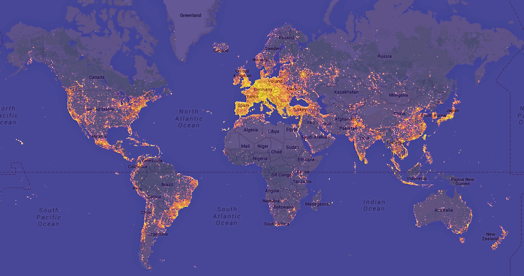 World's most popular sightseeing areas by AVUXI