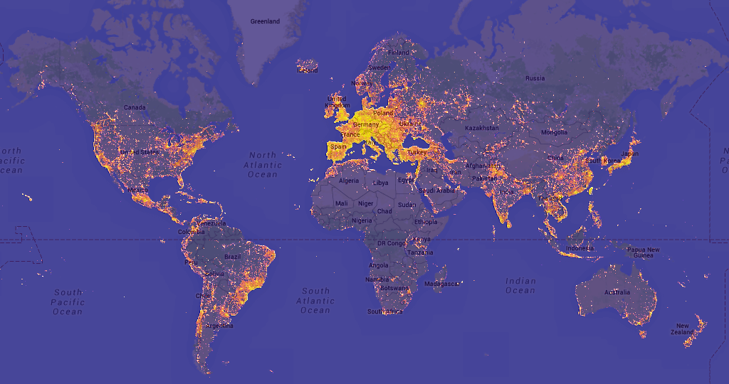 World's most popular sightseeing areas by AVUXI