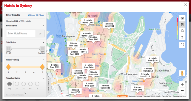  TopPlace™ Popular Areas Heatmaps